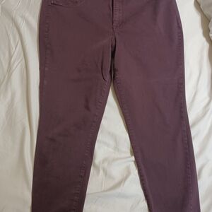 Maurices Purple Straight Leg Jeans